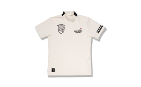 BUNCUREY　ゴルフウェア　半袖モックネック（BM23SS-02-044）オフ／サイズ3