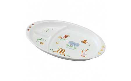 ナルミ みんなでたべよっ！ キッズプレート 28cm 40433-5554