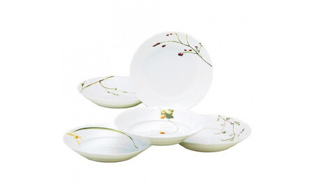 ナルミ 里花暦 カレー＆パスタプレート 21cm 5点セット 40912-32842