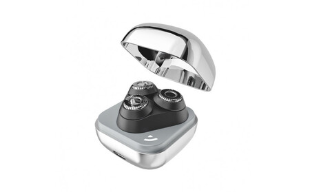 2025年新発売 髭剃り 電気シェーバー メンズ [ シルバー]ひげそり USB充電式 IPX7 防水防滴 コードレス 男性 深剃り 回転刃 3枚刃 コンパクト ポータブル Type-C タッチ制御 シェービング 高速モーター 静音作動 いつでも清潔 肌にやさしい 携帯便利 海外対応 1年間安心保証付き