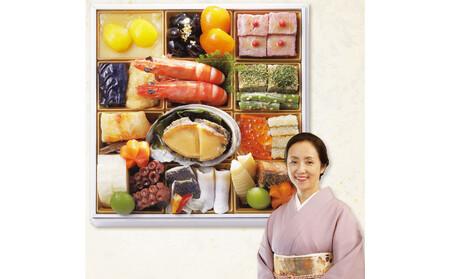 [12/30発送][松坂屋名古屋店おすすめ!]大丸・松坂屋特別企画 大原千鶴監修 和風一段 口福おせち