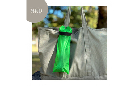 [緑]外付け折りたたみ傘ケース 傘ホルダー 折りたたみ傘カバー