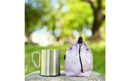 [XS 0.5L・ラベンダー] 手のひらサイズの軽量ナイロン巾着袋