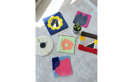 [選べるデザイン 30cm×30cm]タフティング体験[2時間コース]