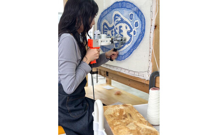 [ミラー 50cm×60cm]タフティング体験[4時間コース]