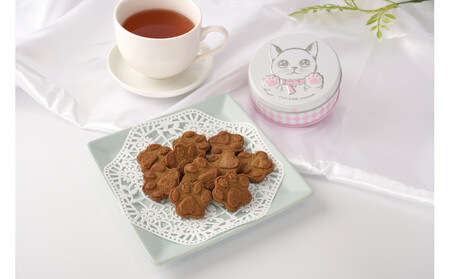 子猫のブランシュ缶クッキー ほうじ茶