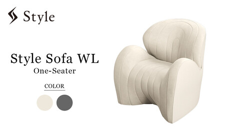 [アイボリー]Style Sofa WL(One-Seater)