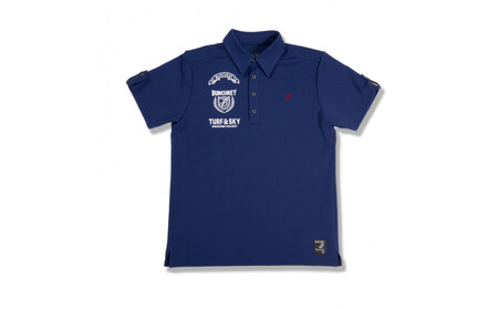 BUNCUREY　ゴルフウェア　ロゴポロシャツ（BM23SS-01-042）ネイビー／サイズ3