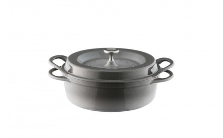 オーブンポットラウンド 22cm 浅型 シェフモデル [パールグレー]