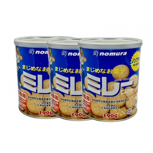 （アミノエース）保存用　ミレービスケット　190g　３缶