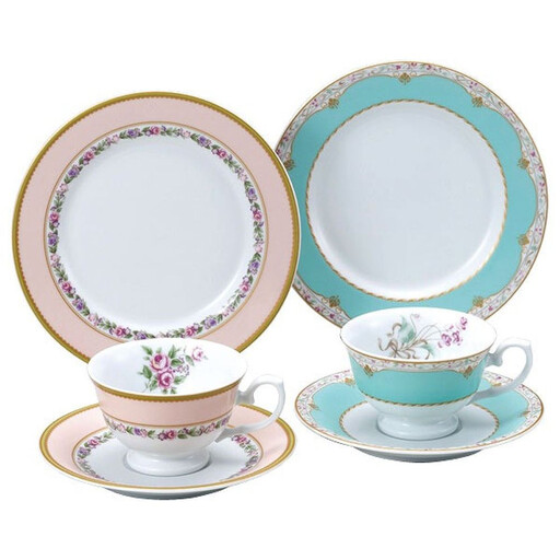 ナルミ フローラルブティック 6ピースティーセット(アソート) 2人用