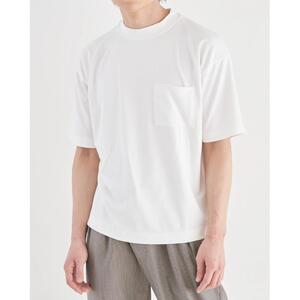 ◆サイズ:XL ◆[毛玉防止・型崩れしにくいTシャツ]デラヴィスポンチ BOLD FIT 半袖|モックネック