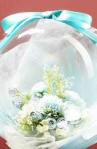 フラワーバルーン「ブループリンセス」