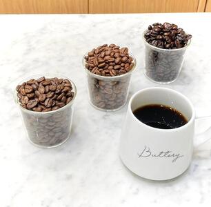 [(35-45杯分)×6回定期便] 自家焙煎コーヒー豆 計2.7kg バタリーブレンド 中深煎り珈琲豆