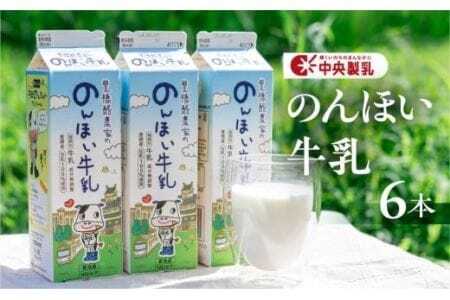 中央製乳 のんほい牛乳 1L 6本 計6L