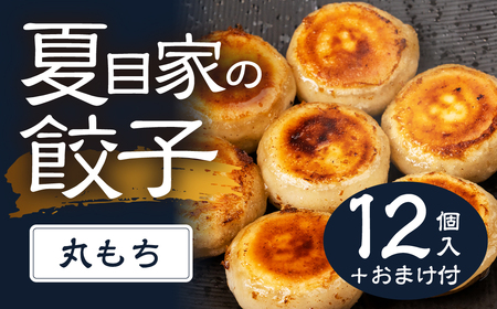 夏目家の丸もち餃子 [1パック(12個入)+おまけ]丸もち餃子 夏目家 餃子 訳あり セット 定期便 惣菜 ぎょうざ 愛知県 豊橋市