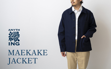 MAEKAKE JACKET [Lサイズ]ワークジャケット 雑貨 エニシング 前掛け オリジナルジャケット 綿100% フレンチワークジャケット アパレル ジャケット 服 ブランド 送料無料 人気 希少 愛知県 豊橋市