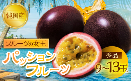 ≪先行予約≫ 国産パッションフルーツ 9 ~ 13玉[秀品大玉]