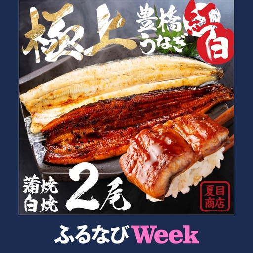 [ふるなびWEEK対象]豊橋うなぎ 紅白2尾 国産 うなぎ