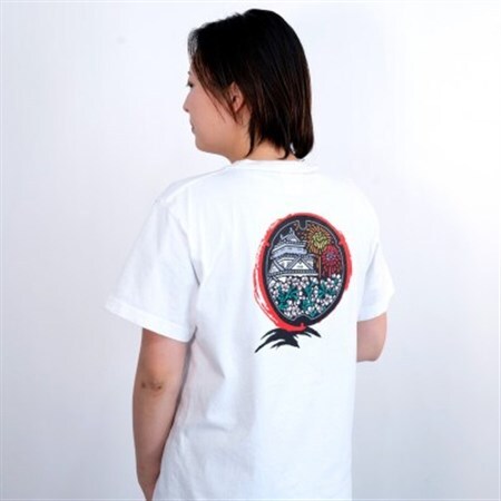 岡崎市 マンホールTシャツ 白 Sサイズ【1473512】
