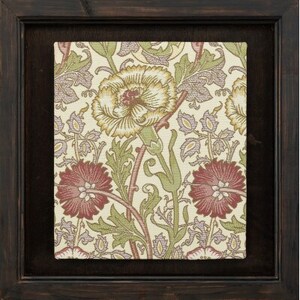 ウィリアムモリスデザイン 壁掛け 額縁セット ピンクアンドローズ