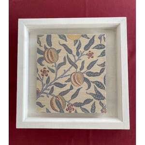 [ウィリアム モリス]壁掛け 額縁セット フルーツ 白