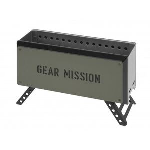 [GEAR MISSION]二次燃焼焚火台「BF-GM1(オリーブグリーン)」