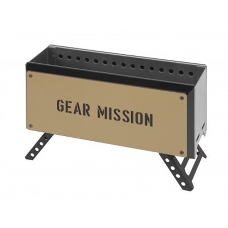 【GEAR MISSION】二次燃焼焚火台「BF-GM1(コヨーテブラウン)」【1546717】