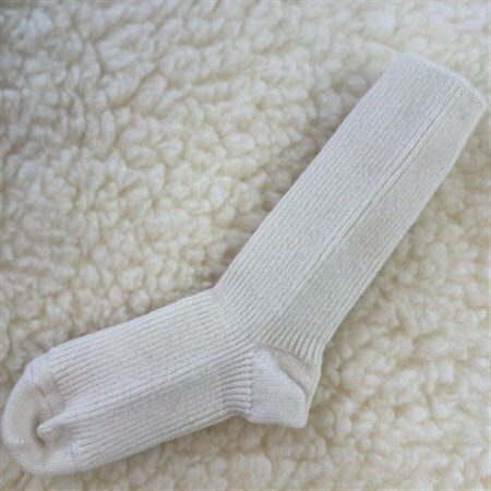 FREE FIT 快適ウールソックス (アイボリー) サイズ:22〜27cm