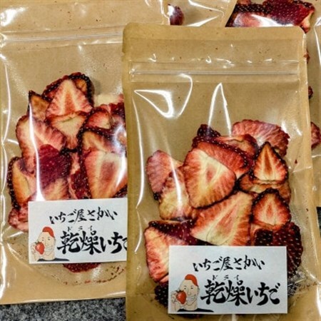 いちご屋さかいの凝縮無添加『乾燥いちご』計40g