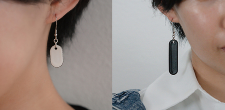 [Unomismo]琺瑯アクセサリー「U字ピアス」