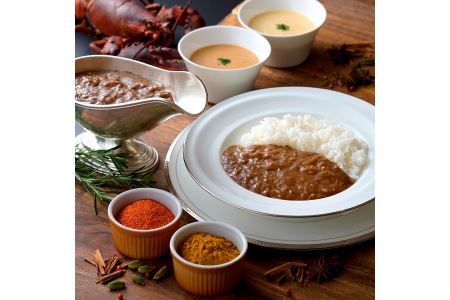 ホテルプラザ勝川シェフこだわりスパイスカレー・スープセット