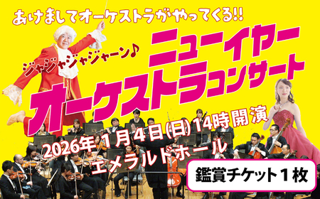 碧南市芸術文化ホール「1/4 ニューイヤー・オーケストラコンサート」チケット 音楽 クラシック 楽器 演奏 ソプラノ 歌手 新年 初笑い ホール コンサート チケット 券