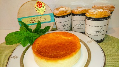 天使のシフォン&みりん粕チーズケーキ