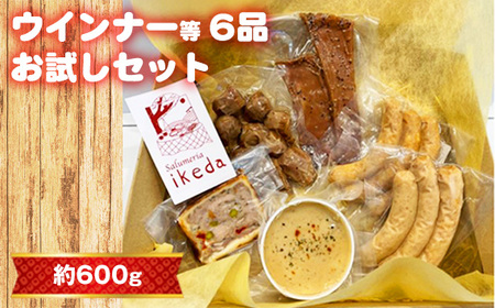 No.441 ウインナー等6品お試しセット　約600g