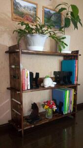 木製シェルフ（Aタイプ/焼き板加工あり）