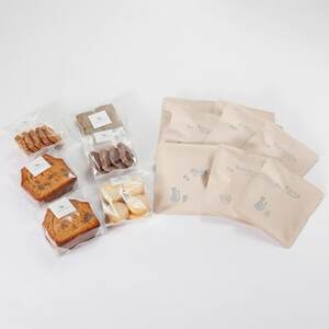 煎りたて挽きたてを詰め込んだコーヒードリップパックとパティシエの焼き菓子 詰め合わせ