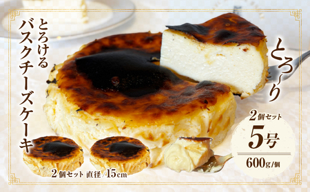 究極のとろけるバスクチーズケーキ 2点セット