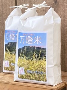 【令和7年産】＜万燈米＞【あいちのかおり 4.5kg×2袋】・I028-20