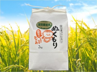 特別栽培米西尾産コシヒカリ[ぬくもり][2kg/袋×1袋]・D023-8