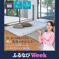 ふるなびWEEK対象】エアウィーヴ スマート Z01 シングル 三つ折り