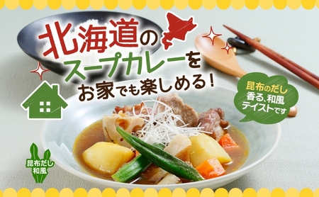 スープカレーの素 うちのスープカレー 昆布だし 和風味 2人前×6袋 