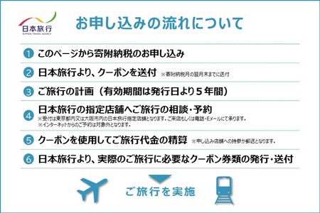 北海道札幌市　日本旅行　地域限定旅行クーポン15,000円分