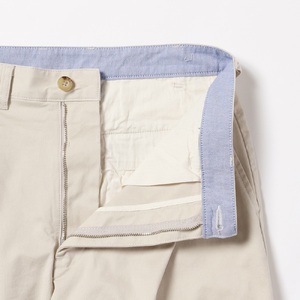 BEAMS PLUS 2プリーツ ツイル パンツ　CEMENT　S