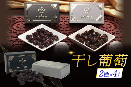 北海道完全無添加干し葡萄 DIONYSOS2種セット×4セット | レーズン
