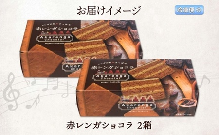 北海道 赤レンガショコラ 2箱 ガトーショコラ チョコレートケーキ スイーツ