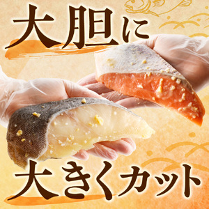 銀だらとサーモンの西京味噌漬けセット お魚 切り身 西京漬