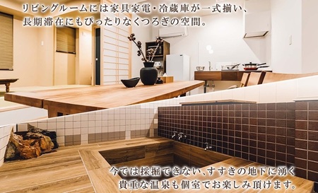 【北海道ツアー】札幌コンドミニアムステイ 温泉付き 山鼻温泉屯田湯旅館 シングル最大6名×2泊（60,000円分）【2泊3日×6名分】【オールシーズン】札幌市 温泉 宿泊券 旅行券