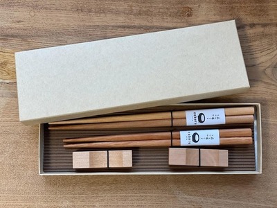 【ギフト対応可能】森と暮らすうつわ coberu 夫婦箸&箸置きギフト