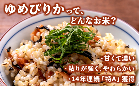 令和7年産！岩見沢産 特別栽培米 峯さんの「ゆめぴりか」玄米10kg（5kg×2）a121-022